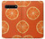 W3946 Seamless Orange Pattern Hülle Schutzhülle Taschen und Leder Flip für Samsung Galaxy S10 5G