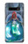 W3912 Cute Little Mermaid Aqua Spa Hülle Schutzhülle Taschen und Leder Flip für Samsung Galaxy S10 Plus