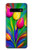 W3926 Colorful Tulip Oil Painting Hülle Schutzhülle Taschen und Leder Flip für Samsung Galaxy S10 Plus