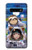 W3915 Raccoon Girl Baby Sloth Astronaut Suit Hülle Schutzhülle Taschen und Leder Flip für Samsung Galaxy S10