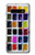 W3956 Watercolor Palette Box Graphic Hülle Schutzhülle Taschen und Leder Flip für Samsung Galaxy S10
