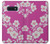 W3924 Cherry Blossom Pink Background Hülle Schutzhülle Taschen und Leder Flip für Samsung Galaxy S10e