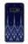 W3950 Textile Thai Blue Pattern Hülle Schutzhülle Taschen und Leder Flip für Samsung Galaxy S10e