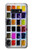 W3956 Watercolor Palette Box Graphic Hülle Schutzhülle Taschen und Leder Flip für Samsung Galaxy S10e