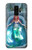 W3911 Cute Little Mermaid Aqua Spa Hülle Schutzhülle Taschen und Leder Flip für Samsung Galaxy S9 Plus