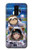 W3915 Raccoon Girl Baby Sloth Astronaut Suit Hülle Schutzhülle Taschen und Leder Flip für Samsung Galaxy S9 Plus