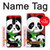 W3929 Cute Panda Eating Bamboo Hülle Schutzhülle Taschen und Leder Flip für Samsung Galaxy S9 Plus