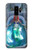 W3912 Cute Little Mermaid Aqua Spa Hülle Schutzhülle Taschen und Leder Flip für Samsung Galaxy S9