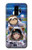 W3915 Raccoon Girl Baby Sloth Astronaut Suit Hülle Schutzhülle Taschen und Leder Flip für Samsung Galaxy S9
