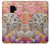 W3916 Alpaca Family Baby Alpaca Hülle Schutzhülle Taschen und Leder Flip für Samsung Galaxy S9