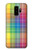 W3942 LGBTQ Rainbow Plaid Tartan Hülle Schutzhülle Taschen und Leder Flip für Samsung Galaxy S9