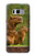 W3917 Capybara Family Giant Guinea Pig Hülle Schutzhülle Taschen und Leder Flip für Samsung Galaxy S8 Plus
