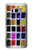 W3956 Watercolor Palette Box Graphic Hülle Schutzhülle Taschen und Leder Flip für Samsung Galaxy S8 Plus