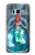 W3911 Cute Little Mermaid Aqua Spa Hülle Schutzhülle Taschen und Leder Flip für Samsung Galaxy S8