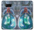 W3912 Cute Little Mermaid Aqua Spa Hülle Schutzhülle Taschen und Leder Flip für Samsung Galaxy S8