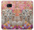 W3916 Alpaca Family Baby Alpaca Hülle Schutzhülle Taschen und Leder Flip für Samsung Galaxy S7