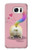 W3923 Cat Bottom Rainbow Tail Hülle Schutzhülle Taschen und Leder Flip für Samsung Galaxy S7