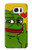 W3945 Pepe Love Middle Finger Hülle Schutzhülle Taschen und Leder Flip für Samsung Galaxy S7