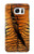 W3951 Tiger Eye Tear Marks Hülle Schutzhülle Taschen und Leder Flip für Samsung Galaxy S7