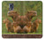 W3917 Capybara Family Giant Guinea Pig Hülle Schutzhülle Taschen und Leder Flip für Samsung Galaxy S5