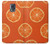 W3946 Seamless Orange Pattern Hülle Schutzhülle Taschen und Leder Flip für Samsung Galaxy S5