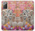 W3916 Alpaca Family Baby Alpaca Hülle Schutzhülle Taschen und Leder Flip für Samsung Galaxy Note 20
