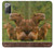 W3917 Capybara Family Giant Guinea Pig Hülle Schutzhülle Taschen und Leder Flip für Samsung Galaxy Note 20
