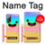 W3939 Ice Cream Cute Smile Hülle Schutzhülle Taschen und Leder Flip für Samsung Galaxy Note 20