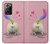 W3923 Cat Bottom Rainbow Tail Hülle Schutzhülle Taschen und Leder Flip für Samsung Galaxy Note 20 Ultra, Ultra 5G