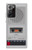 W3953 Vintage Cassette Player Graphic Hülle Schutzhülle Taschen und Leder Flip für Samsung Galaxy Note 20 Ultra, Ultra 5G