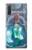 W3912 Cute Little Mermaid Aqua Spa Hülle Schutzhülle Taschen und Leder Flip für Samsung Galaxy Note 10