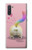 W3923 Cat Bottom Rainbow Tail Hülle Schutzhülle Taschen und Leder Flip für Samsung Galaxy Note 10