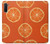 W3946 Seamless Orange Pattern Hülle Schutzhülle Taschen und Leder Flip für Samsung Galaxy Note 10