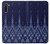 W3950 Textile Thai Blue Pattern Hülle Schutzhülle Taschen und Leder Flip für Samsung Galaxy Note 10