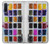 W3956 Watercolor Palette Box Graphic Hülle Schutzhülle Taschen und Leder Flip für Samsung Galaxy Note 10