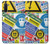 W3960 Safety Signs Sticker Collage Hülle Schutzhülle Taschen und Leder Flip für Samsung Galaxy Note 10