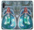 W3911 Cute Little Mermaid Aqua Spa Hülle Schutzhülle Taschen und Leder Flip für Samsung Galaxy Note 10 Plus