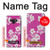 W3924 Cherry Blossom Pink Background Hülle Schutzhülle Taschen und Leder Flip für Note 9 Samsung Galaxy Note9