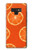 W3946 Seamless Orange Pattern Hülle Schutzhülle Taschen und Leder Flip für Note 9 Samsung Galaxy Note9