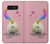 W3923 Cat Bottom Rainbow Tail Hülle Schutzhülle Taschen und Leder Flip für Note 8 Samsung Galaxy Note8