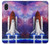 W3913 Colorful Nebula Space Shuttle Hülle Schutzhülle Taschen und Leder Flip für Samsung Galaxy A10e