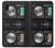 W3931 DJ Mixer Graphic Paint Hülle Schutzhülle Taschen und Leder Flip für Samsung Galaxy A10e