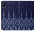W3950 Textile Thai Blue Pattern Hülle Schutzhülle Taschen und Leder Flip für Samsung Galaxy A10e