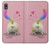 W3923 Cat Bottom Rainbow Tail Hülle Schutzhülle Taschen und Leder Flip für Samsung Galaxy A10