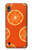 W3946 Seamless Orange Pattern Hülle Schutzhülle Taschen und Leder Flip für Samsung Galaxy A10