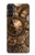 W3927 Compass Clock Gage Steampunk Hülle Schutzhülle Taschen und Leder Flip für Samsung Galaxy A13 5G