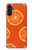 W3946 Seamless Orange Pattern Hülle Schutzhülle Taschen und Leder Flip für Samsung Galaxy A13 5G