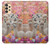 W3916 Alpaca Family Baby Alpaca Hülle Schutzhülle Taschen und Leder Flip für Samsung Galaxy A13 4G