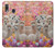 W3916 Alpaca Family Baby Alpaca Hülle Schutzhülle Taschen und Leder Flip für Samsung Galaxy A20, Galaxy A30