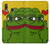 W3945 Pepe Love Middle Finger Hülle Schutzhülle Taschen und Leder Flip für Samsung Galaxy A20, Galaxy A30